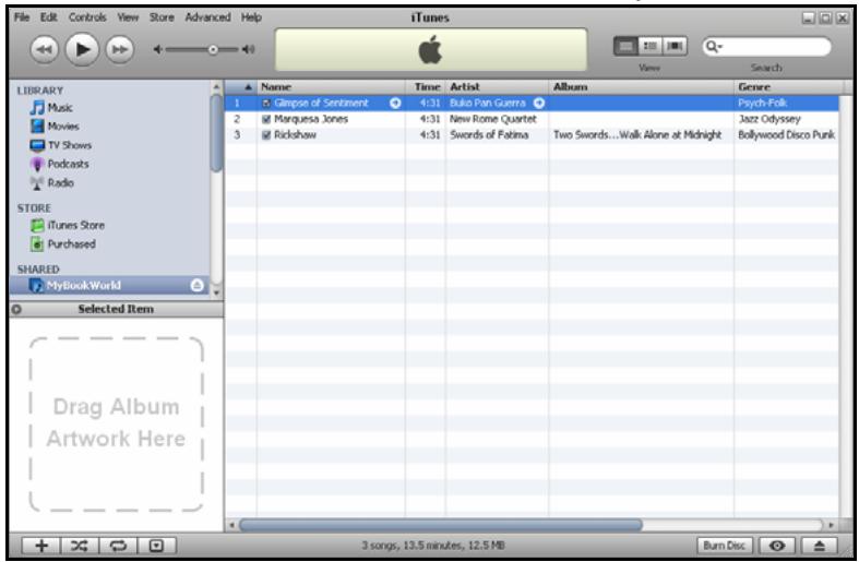 WESTERN DIGITAL WORLD EDITION - Lire des flux audio dans itunes : - 1