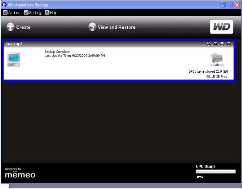 WESTERN DIGITAL WORLD EDITION - Sauvegarde automatique (bouton begin backup (lancer la sauvegarde)) - 5