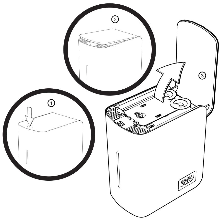 WESTERN DIGITAL WORLD EDITION - Remplacer un disque (my book world edition II) - 5