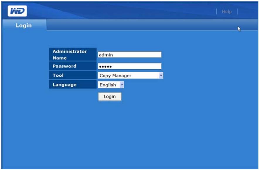 WESTERN DIGITAL WORLD EDITION - Accéder à copy manager (gestionnaire de copie) - 1