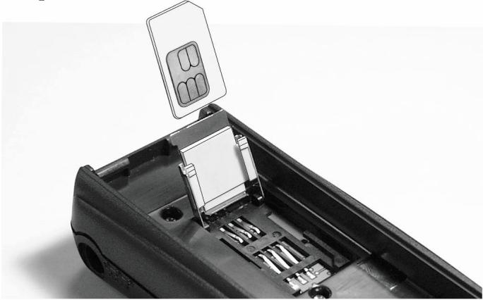 MITSUBISHI G75 - Installation de la carte SIM - 1