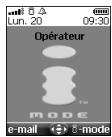 MITSUBISHI M342I - Prise en main du téléphone (pendant l'émission ou la réception d'un appel) - 3