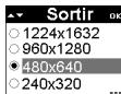 MITSUBISHI M430I - Pour selectionner la taille de la photo - 1