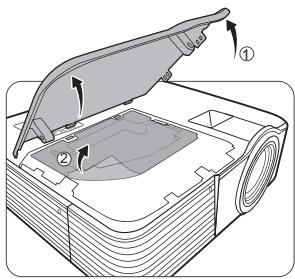 MITSUBISHI EX200 - Remplacement de la lampe - 2
