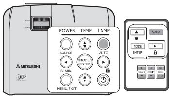 MITSUBISHI EX200 - Réglage automatique de l'image - 1