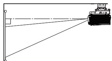 MITSUBISHI HC3800 - Projection avant, fixation au plafond - 1