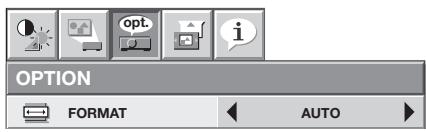 MITSUBISHI MH2850U - Avec le menu OPTION: - 1