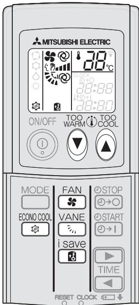MITSUBISHI MSZ-GE25VA - FONCTIONNEMENT I-SAVE - 1