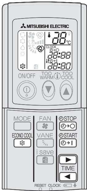 MITSUBISHI MSZ-GE25VA - FONCTIONNEMENT EN MODE ECONO COOL - 1