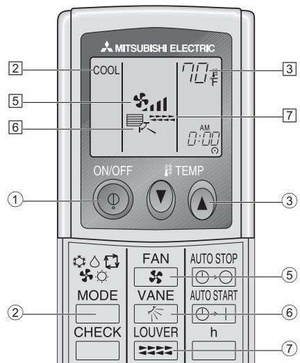 MITSUBISHI PKFY-P-NKMU-E - MARCHE/ARRET - 2