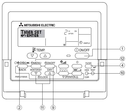 MITSUBISHI PKFY-P-NKMU-E - Remarque : - 1