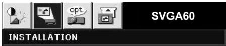 MITSUBISHI SD206U - Utilisation du menu - 2