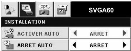 MITSUBISHI SD206U - Utilisation du menu - 3