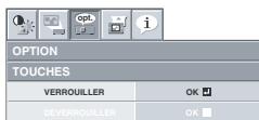 MITSUBISHI SD220U - Pour activer la fonction de verrouillage par mot de passe : - 1