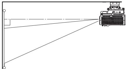MITSUBISHI SD220U - Projection avant, fixation au plafond - 1