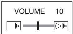 MITSUBISHI SD220U - Volume du haut-parleur - 1