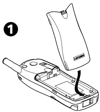 MITSUBISHI TRIUM GEO - Mise en place de la batterie - 1