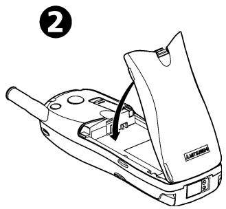 MITSUBISHI TRIUM GEO - Mise en place de la batterie - 2