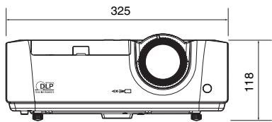MITSUBISHI XD250 - Vues de l'appareil (unité : mm) - 3