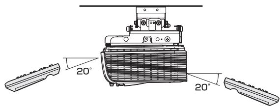 MITSUBISHI XD250 - Rayon d'action (de la télécommande) - 3