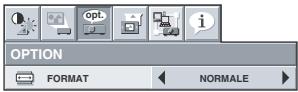 MITSUBISHI XD600U - Pour annuler le menu: - 1