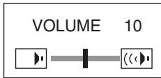 MITSUBISHI XD600U - Volume du haut-parleur - 1