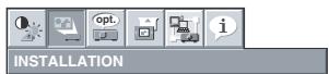 MITSUBISHI XD600U - Utilisation du menu - 2