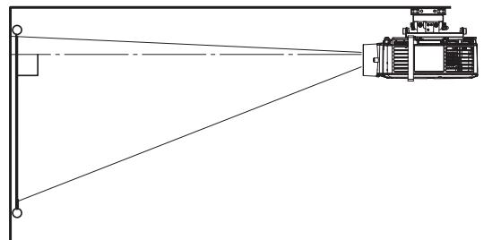 MITSUBISHI XL2550U - Projection avant, fixation au plafond - 1