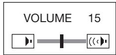 MITSUBISHI XL2550U - Volume de l'enceinte - 1