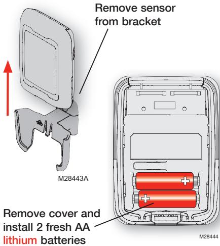 MITSUBISHI MRCH1 - Battery replacement (outdoor air sensor) - 1