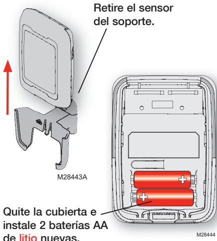 MITSUBISHI MRCH1 - Reemplazo de las baterias (sensor de aire exterior) - 1
