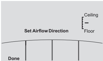 MITSUBISHI MRCH1 - To set up/down airflow direction (vane control) - 1