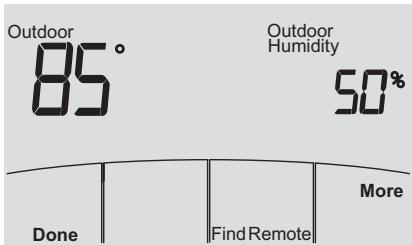 MITSUBISHI MRCH1 - To display outdoor temperature and humidity - 1