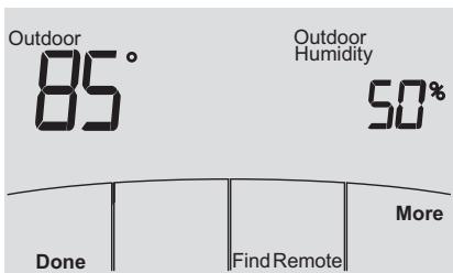 MITSUBISHI MRCH1 - Pour afficher la température et l'humidité extérieures - 1