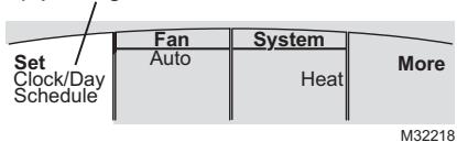 MITSUBISHI MRCH1 - Régler l'heure et le jour - 1