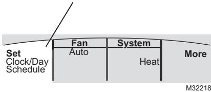 MITSUBISHI MRCH1 - Set the time and day - 1