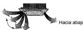 MITSUBISHI PLA-A-BA4 - Ajuste de la direccion del flujo de aire - 2