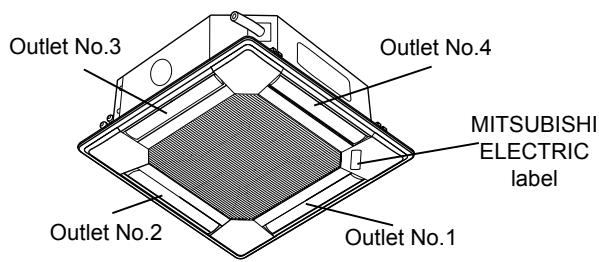 MITSUBISHI PLA-A-BA4 - Airflow direction setting - 3