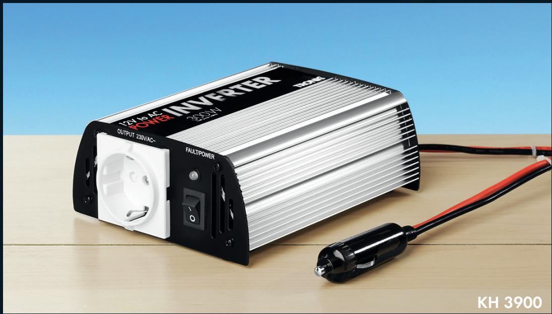 TRONIC KH 3900 POWER INVERTER - SPANNUNGSWANDLER 300 W - 1