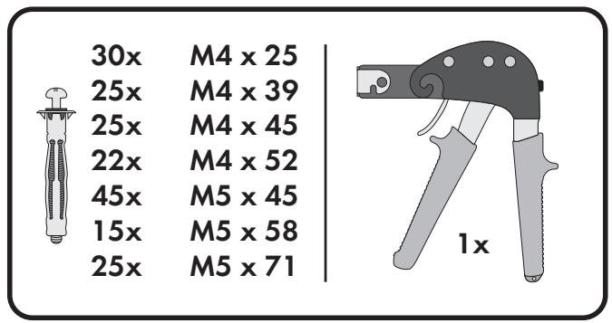 POWERFIX KH 3291 HOLLOW WALL ANCHORS - Profi - 2