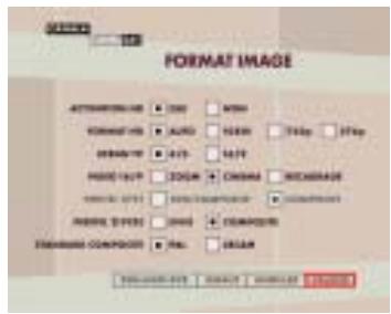 CANALSAT MEDIASAT MAX - ETAPE E: REGLAGE FORMAT TV / STANDARD MAGNETOSCOPE - 1