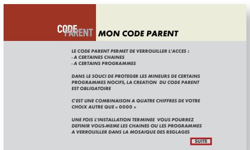 CANALSAT DECODEUR +LE CUBE - Étape 3 : création du code parent - 1
