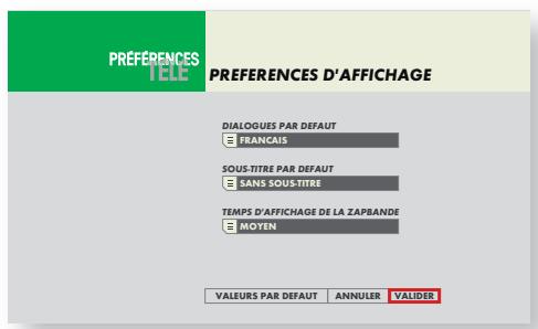 CANALSAT DECODEUR +LE CUBE - Préférences d'enregistrement - 1