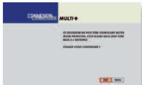 CANALSAT DECODEUR +LE CUBE - Étape 2 : Configuration du décodeur principal - 1