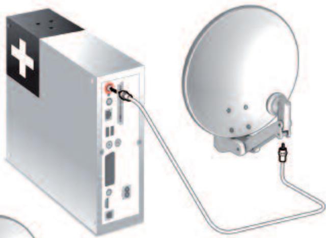CANALSAT DECODEUR +LE CUBE - Cas A : antenne à simple LNB ou installation collective - 1