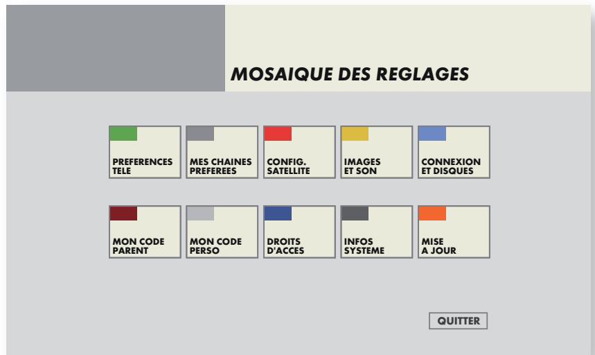 CANALSAT DECODEUR +LE CUBE - Réglages - 1