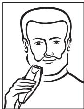 REMINGTON GCT-2000 - Trimming Beards &amp; Mustaches - 1