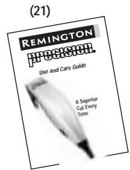 REMINGTON HC-8017 - MESURES DE SÉCURITÉ IMPORTANTES - 2