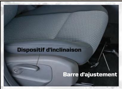 JEEP COMMANDER 2010 - Pour avancer ou reculer le siège - 1