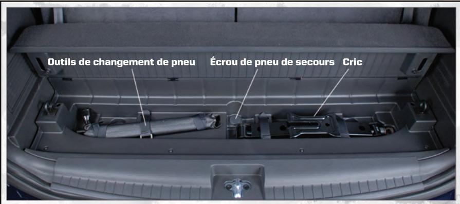 JEEP COMMANDER 2010 - Emplacement du cric - 1
